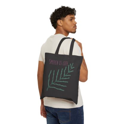 Speech is Life Tote Bag - Image 2