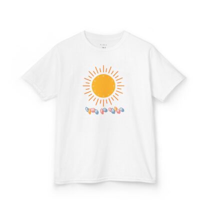 "Time to Shine" Kids Tee - Lighthearted Cotton T-shirt for Playful Adventures - Image 3