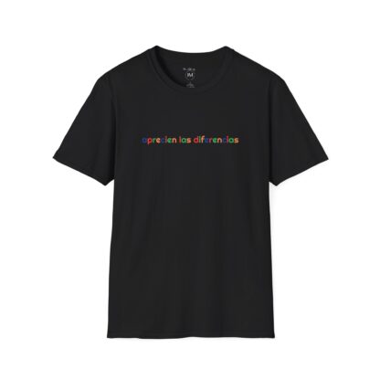 Unisex Softstyle T-Shirt - 'aprecien las diferencias' (Appreciate Differences) Graphic Tee for Diversity Awareness