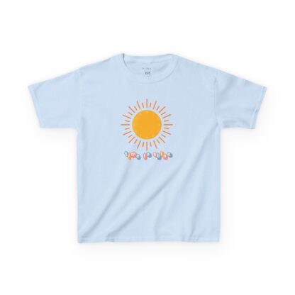 "Time to Shine" Kids Tee - Lighthearted Cotton T-shirt for Playful Adventures - Image 5